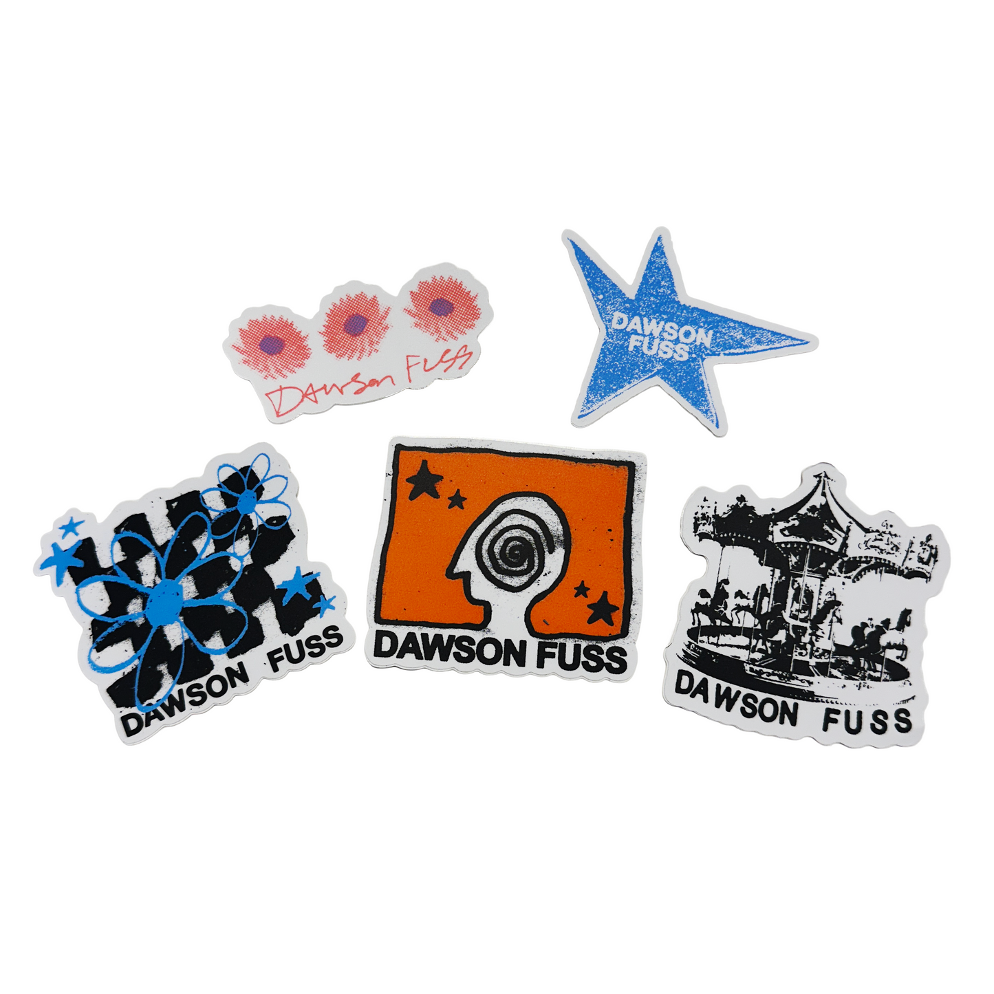 Dawson Fuss Sticker Pack